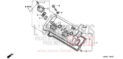 CYLINDER HEAD COVER CBR600F2 de 2002